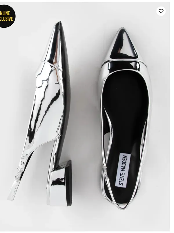 STEVE MADDEN Christann Slingback Block Womens Kitten Heels size 6 - Image 8