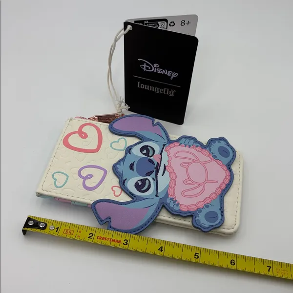 Loungefly Stitch &‎ Angel Be Mine Large Card Holder Wallet - Image 9