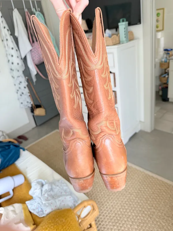 Tecovas Annie boot in caramel Brown Size 9 - Image 7