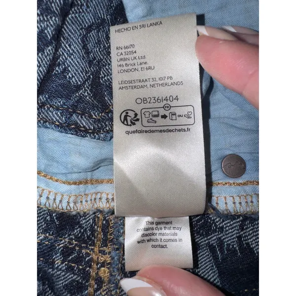 We The Free Free People Eden Slouch Swan Song Jeans Size 31 (Sold Out Colorway) - Image 13