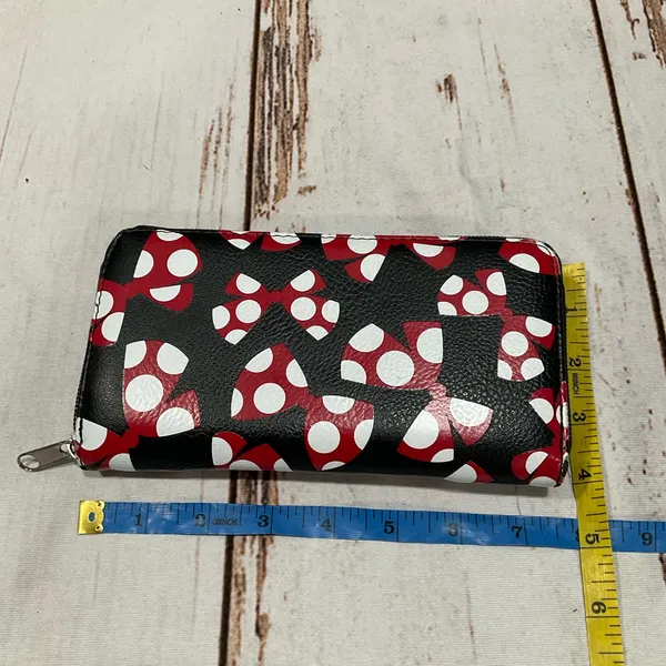 Disney Parks Minnie Bow Aop Zippy‎ Wallet - Image 3