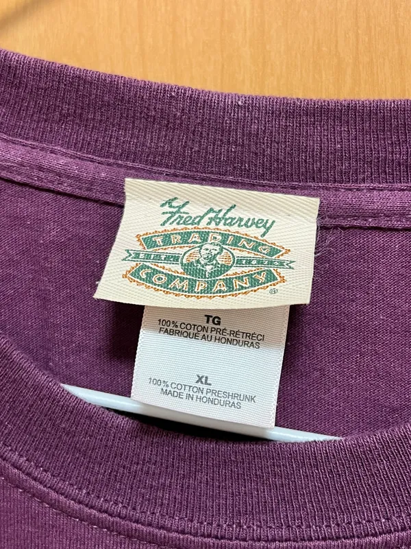 Vintage Mount Rushmore Oversized Tee Purple Size XL - Image 3