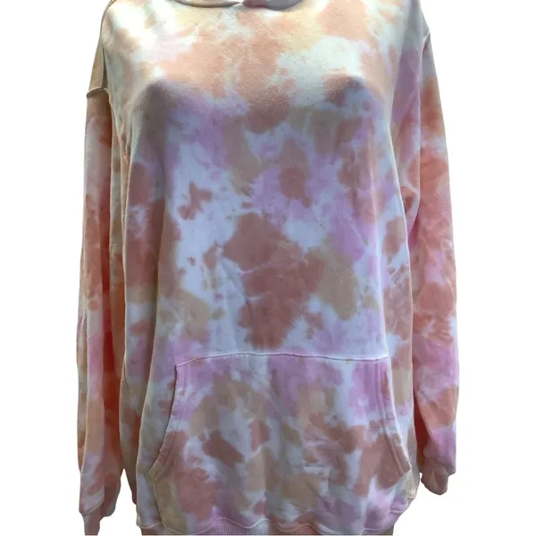 Aerie Size Medium Tie Dye Oversized Hooded Sweatshirt. New Without Tag. - Image 3