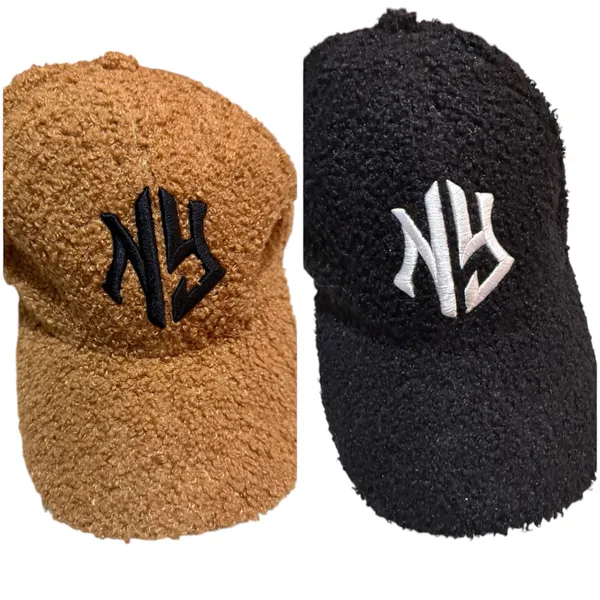 Sherpa cap hats camel brown and black - Image 2