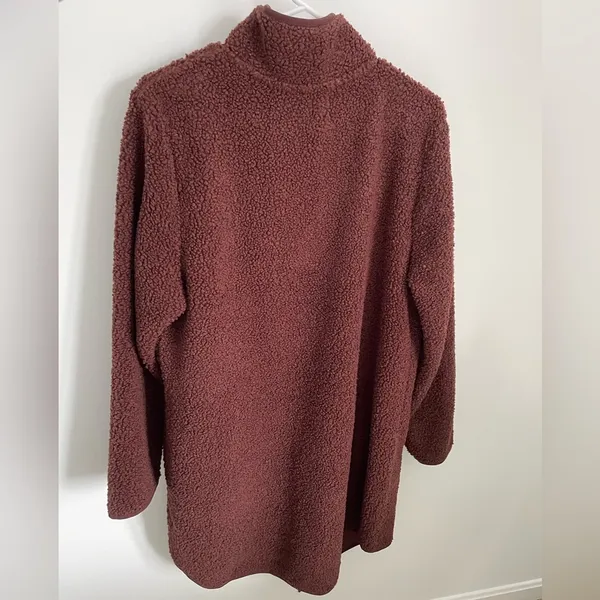 long fleece Brown Size XL - Image 2