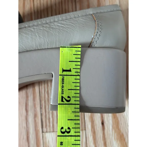 Dolce Vita Beige Platform Loafer Shoes Size 7.5 - Image 7