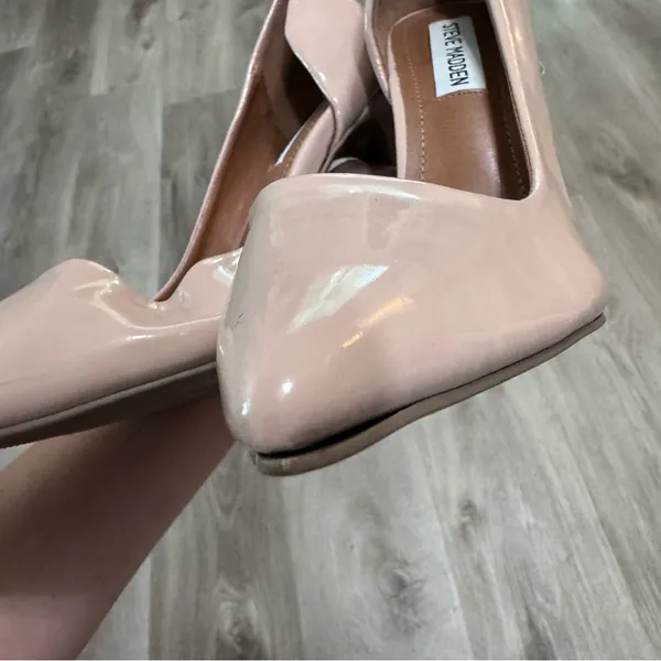 Steve Madden Nude Pumps Heels 7 Patent Women’s - Image 9
