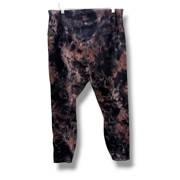 Lululemon‎ Align High-Rise Pant Womens 16 Diamond Dye Graphite Grey Pink Pastel - Image 4