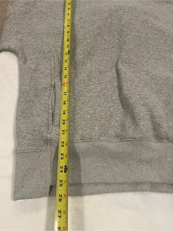 Cozy Heather Gray Oversized Pullover Hoodie - Image 7