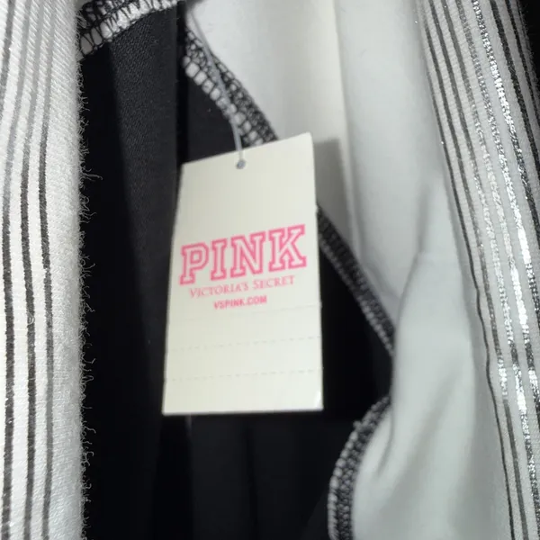 NWT 2016 Victoria's Secret PINK‎ Bling Foldover Flare Leggings Yoga Pants SZ L - Image 10