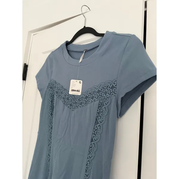 $128 New Free people Cruz Mini Dress - Blue - size 2 - Image 6