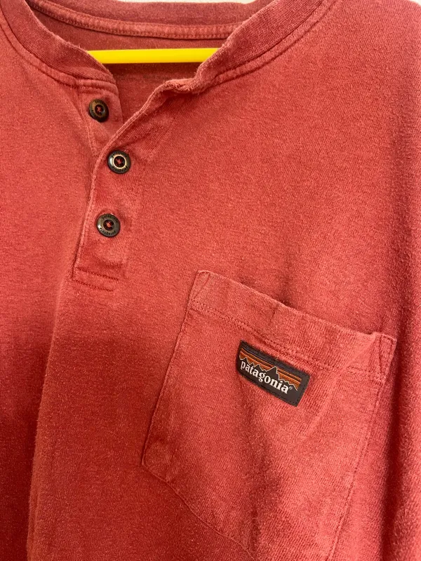 Patagonia Blood Orange 1/4 Button Up - Image 2