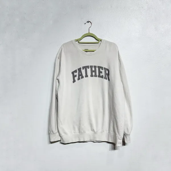 Unwell Call Her Daddy Bone Father Crewneck Sweatshirt Sz M - Image 2