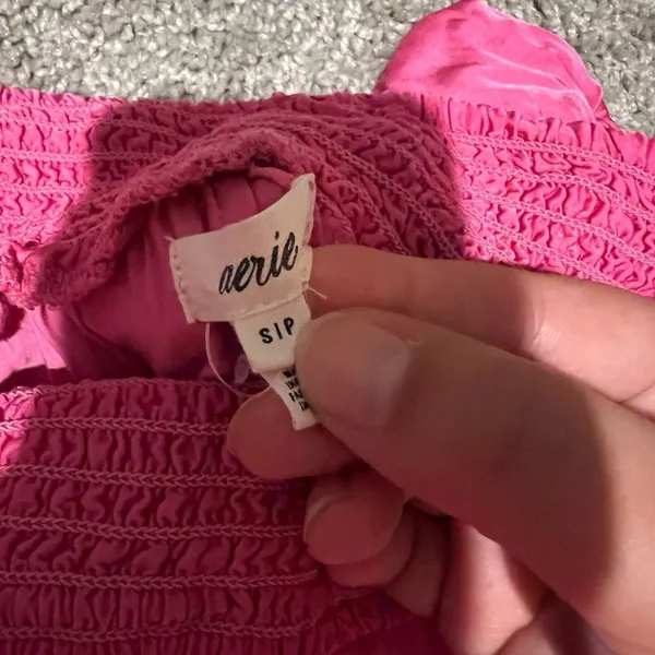 Aerie small‎ pull on pink shorts - Image 6