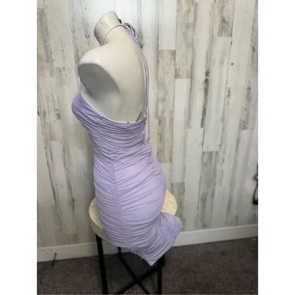 Purple midi dress Purple - Image 7