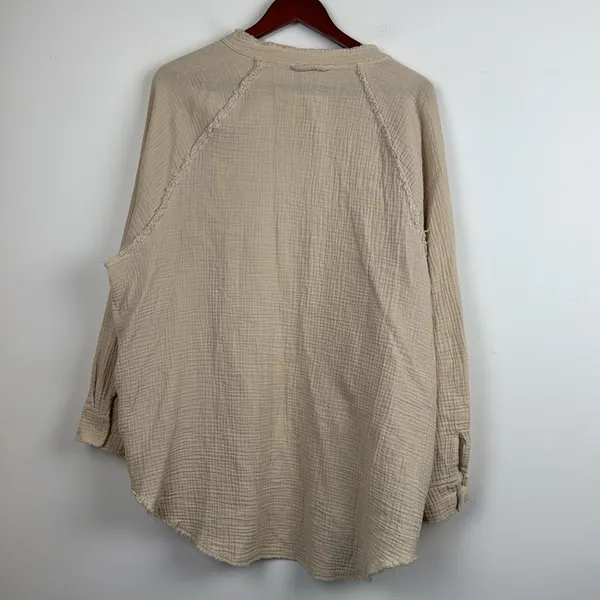 Aerie oversized Gauzy Coverup Shirt - Image 6