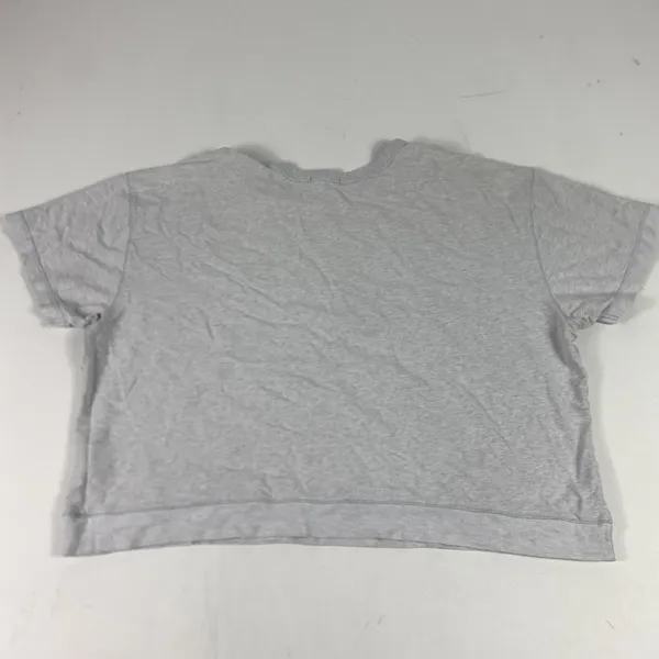 Tasc Performance Shirt Womens XL Gray Cropped Short Sleeve Crewneck Athletic Top - Image 8