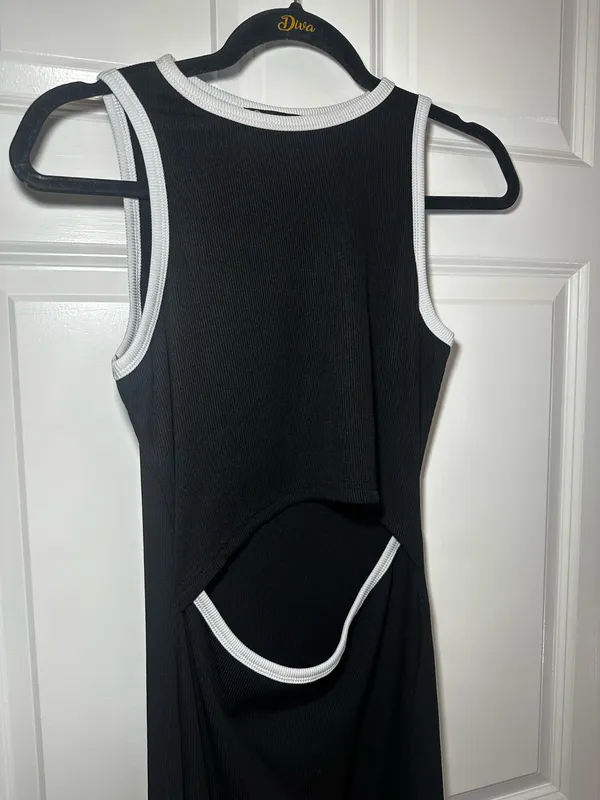Black jersey dress Size M - Image 2