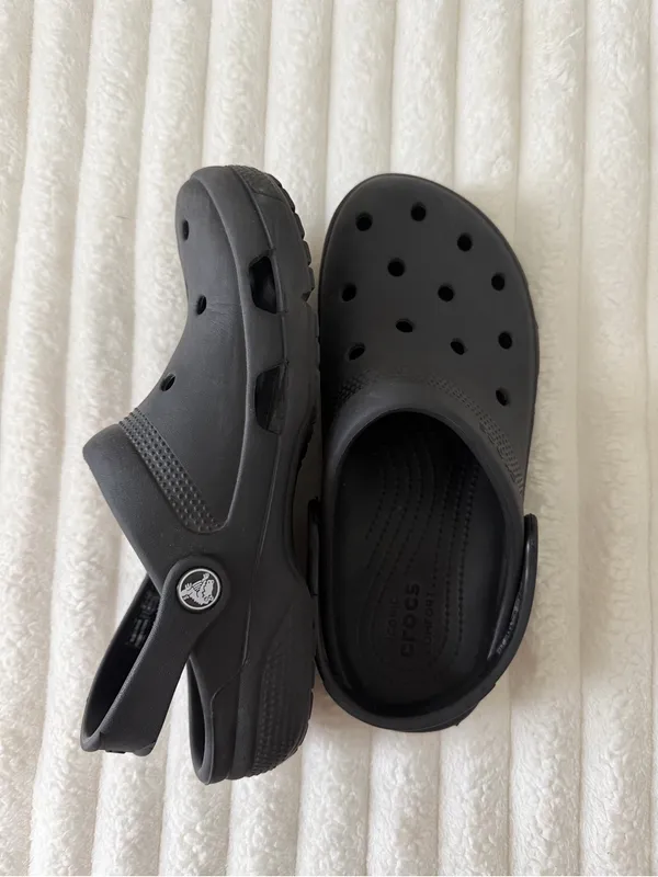 CROCS Classic Clogs in Black Women’s 8 - Image 2