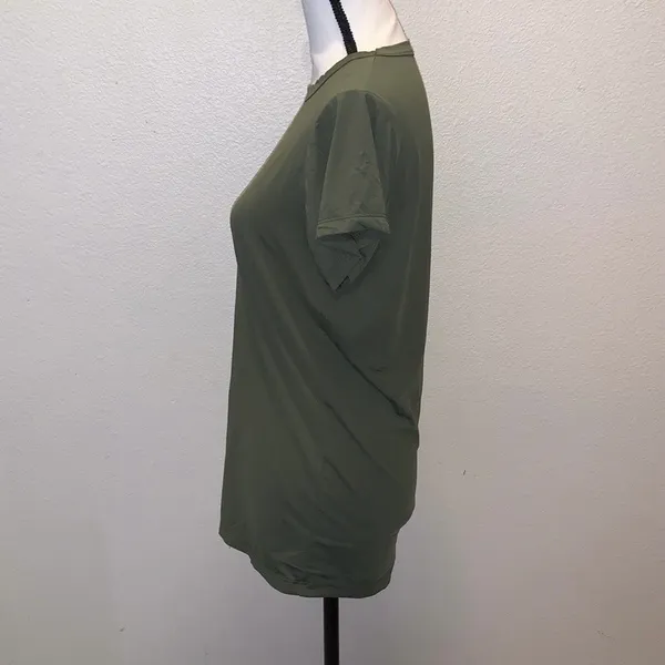 Elite Jeans Elite Issue army green athletic short sleeve shirt - Image 3