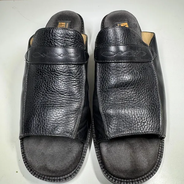 Ariat 92305 Black Leather Mule Slide Sandals ATS Comfort Shoes Women’s 8 - Image 2