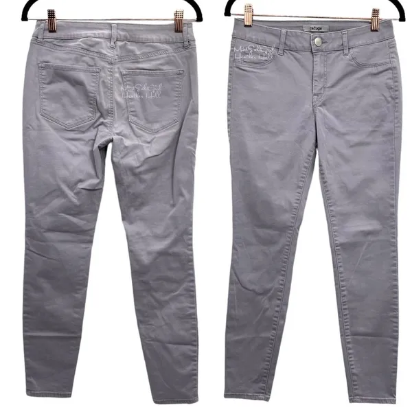 Refuge Lilac Mid-Rise Skinny Jeggings Size 4 - Image 6