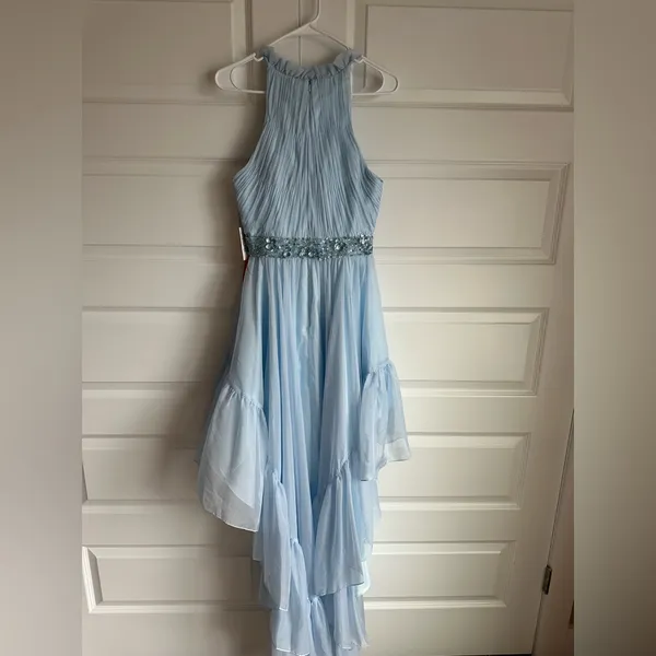 Mac Duggal 68029 Halter Neck High Low Gown NWT‎ - Image 12