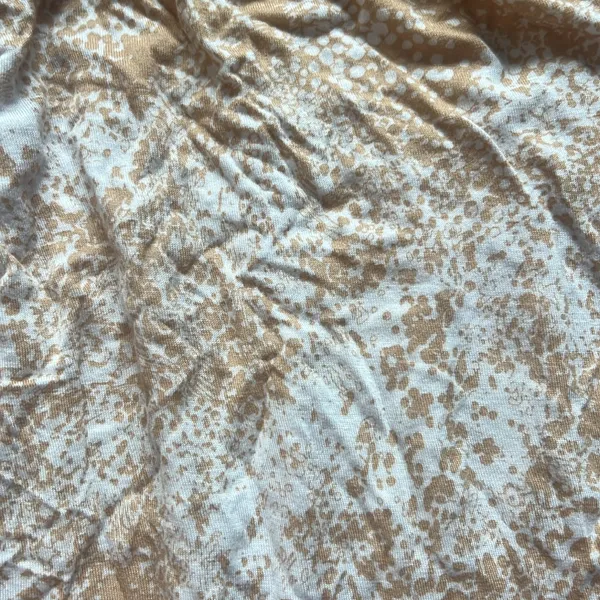 Stylish Women's Tan and White Top Size XS - Image 2