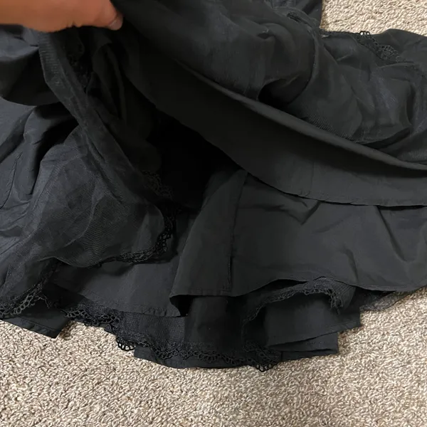 Fit and flare ruffle dress lace dress pleated mini dress summer elegrant dress - Image 11