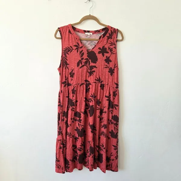 Maurices Jersey Tiered Midi Dress Lightweight Casual Festival Summer Teacher XL - Image 2