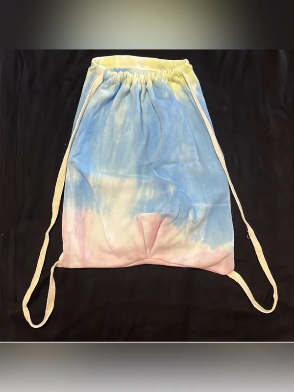 Boys Lie Cotton Candy Tie Dye Drawstring Bag Unreleased Rare NWT Sticker - Image 2