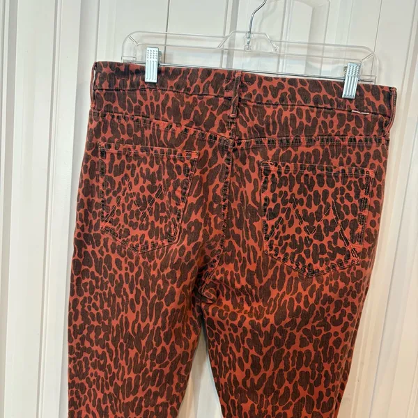 Mother‎ Animal Attraction High Waisted Looker Ankle Fray Jeans Size 32 - Image 5