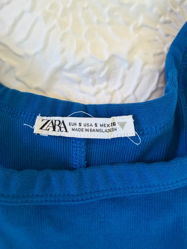 Blue ZARA Tank Top - Image 3