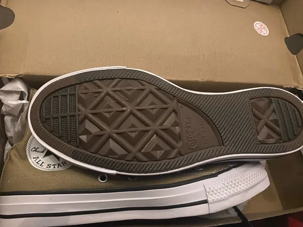 Khaki green converse  - Image 3