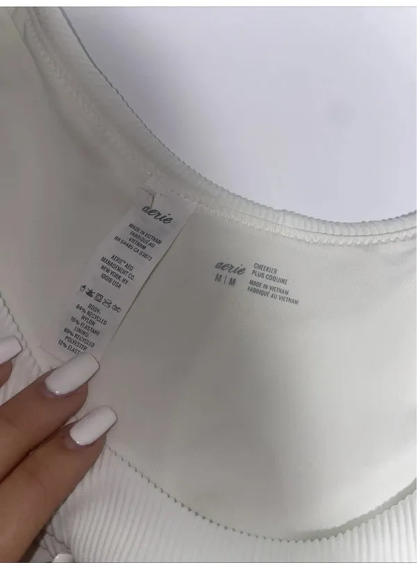 Aerie Bikini Bottom High-Cut Cheeky white - Image 3