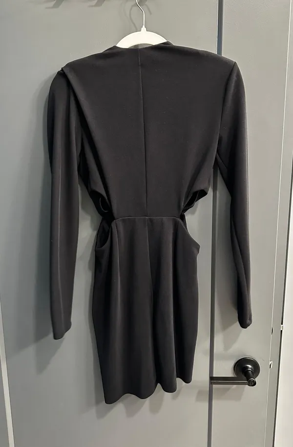 Michael Costello Black Cutout Dress - Image 2