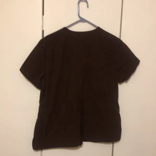 SB Scrubs Women’s Large Scrub Top Brown Color - Image 6