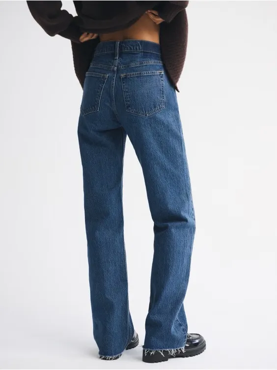 Abercrombie & Fitch The 90s Straight Ultra High Rise Jean Size 26 (2 Long) New - Image 5