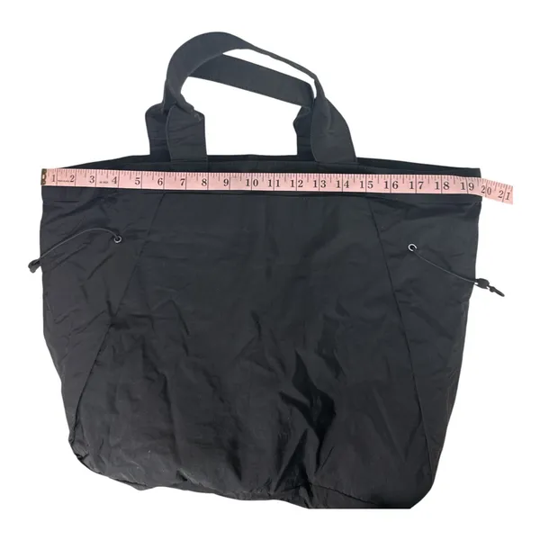 ODODOS 18L Side Cinch Tote Bag Black Lightweight Gym Travel Beach Shopper NWT - Image 6