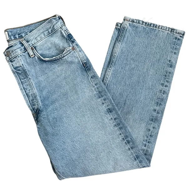 AGOLDE 90's Mid Rise Loose Fit Jeans Snapshot‎ Size 28 - Image 9