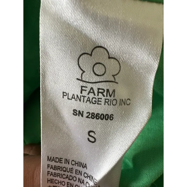Farm Rio Green Banana Dress size small - Image 12