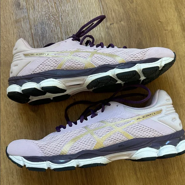 ASICS Women's Gel-Glorify 4 Pink/Purple l Running Shoes‎ Size 9.5 - Image 5