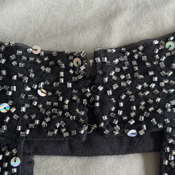 Anthropologie Sequin High Neck Tank Top - Image 5