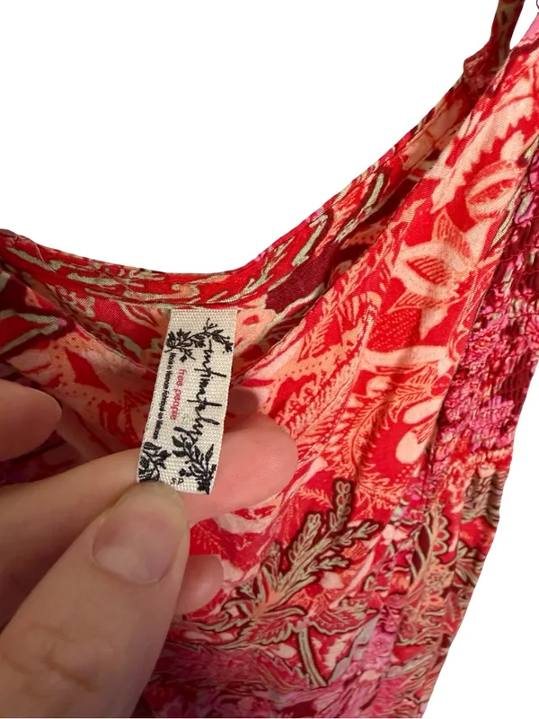 🌺 Free People Intimately Forever Yours Smocked Slip Maxi Dress Small 🌺‎ - Image 4