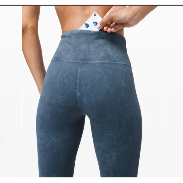 Lululemon Morning Light High-Rise Tight Washed Code Blue Women's 6 - W5BWUS - Image 2