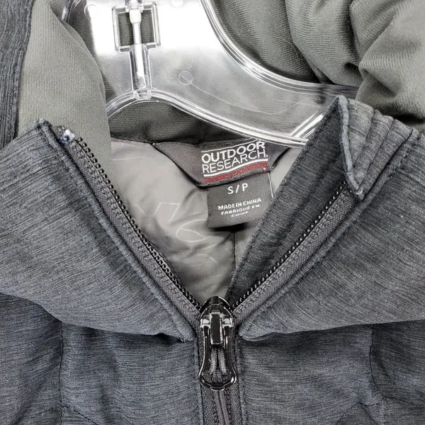 Outdoor Research Aria Storm Parka Down Insulated Coat‎ Hooded Women's S Gray - Image 3