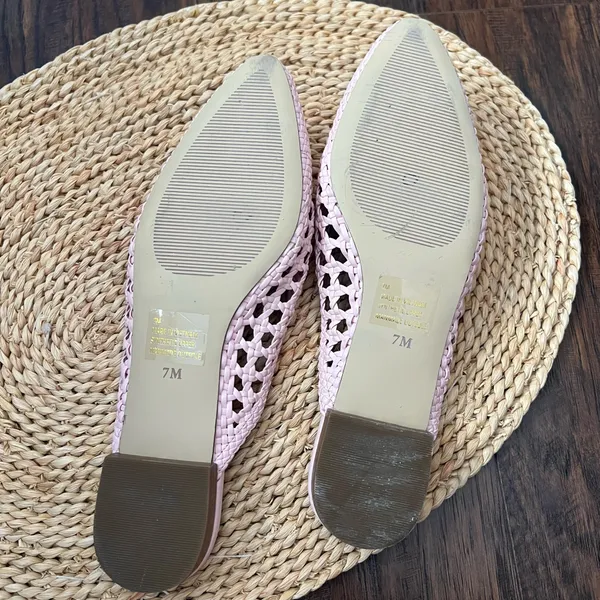 Talbots Edison pink woven mules - Image 7