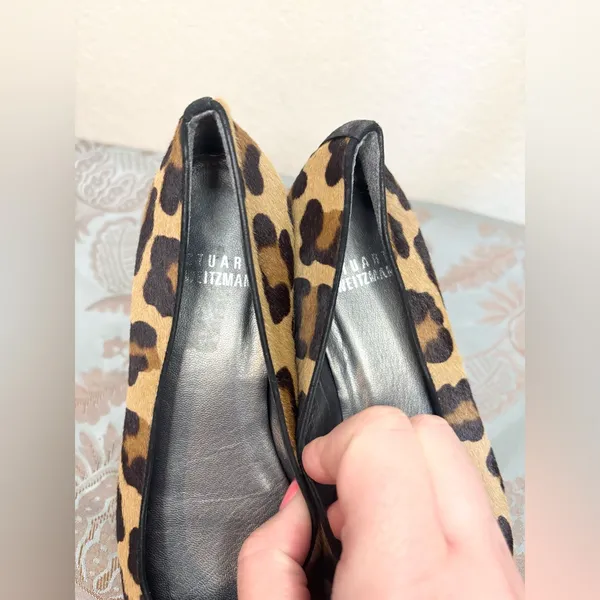 Stuart Weitzman Oh My Leopard Print Ballet Flat Size 5 - Image 8