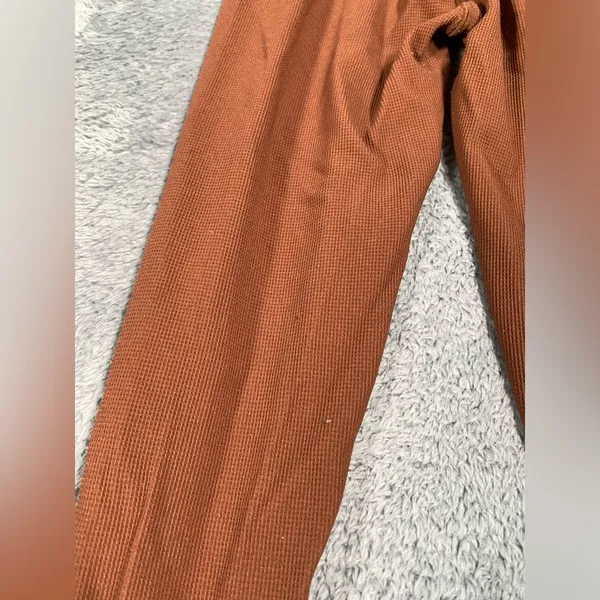 Aerie Brown waffle knit real me 7/8 High-rise Leggings small - Image 13