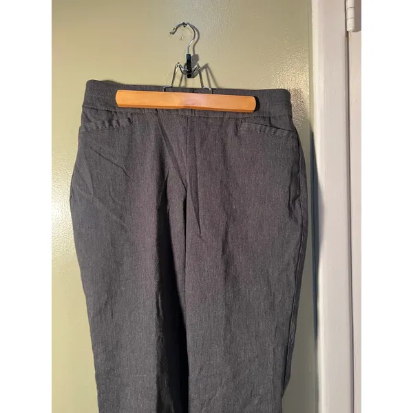 Apt. 9 Women's Size 8 Petite Brynn Pull On Pant Dress Pant Trouser Dark Gray - Image 3